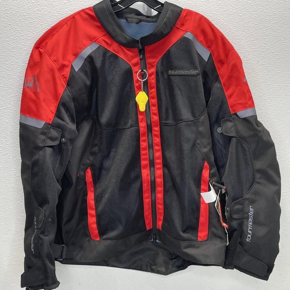 NEW TOURMASTER Men’s Draft Air 2.0 Jacket Black/Red Size 2XL